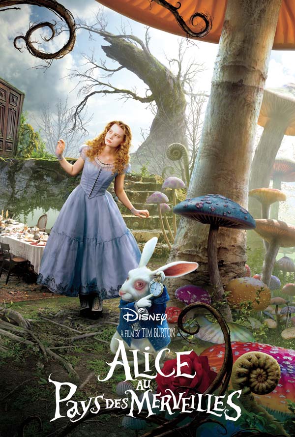 Sortie DVD du Alice au Pays des Merveilles de Tim Burton ...