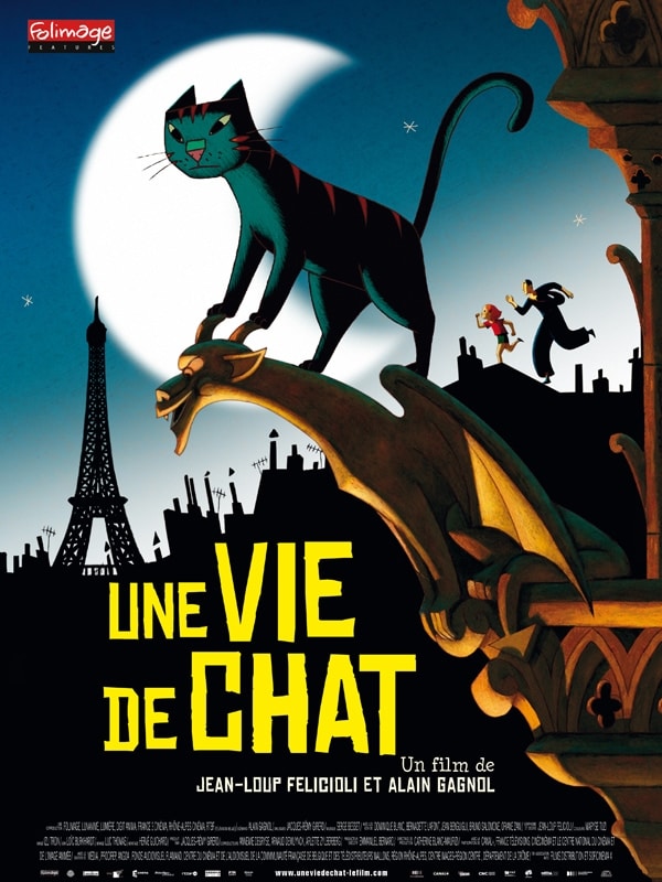 Une vie de chat film d'animation français