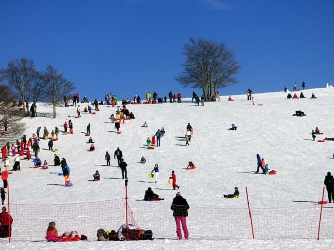 vacances à la neige en famille massif des vosges