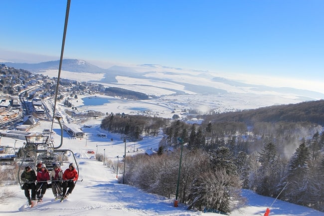 Super Besse en famille en hiver