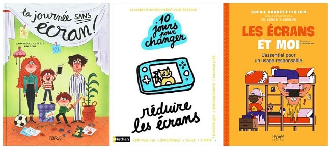 livres pour sensibiliser les enfants aux usages des écrans