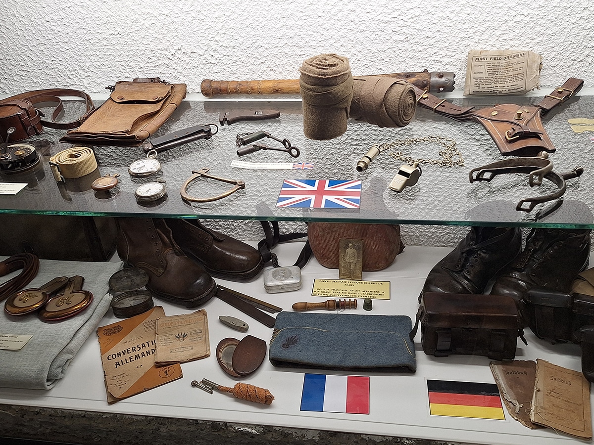 musées autour du champs de la Bataille de la Somme