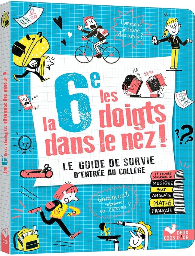 livre La 6e les doigts dans le nez