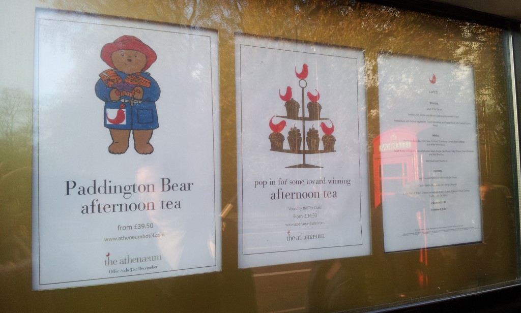 Paddington Bear Afternoon Tea