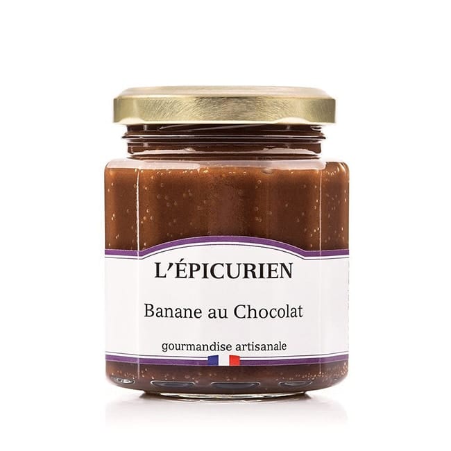 pate a tartiner banane chocolat l'épicurien