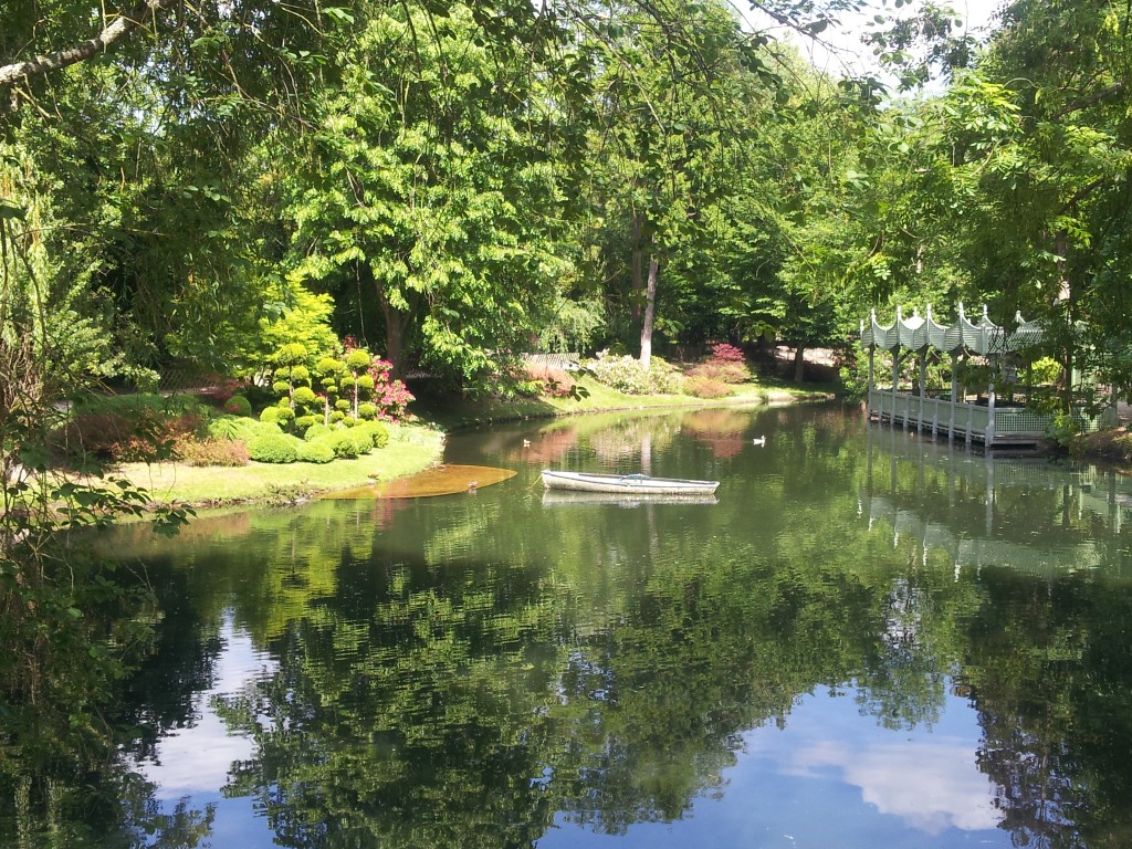 Vue du jardin au Potager des Princes