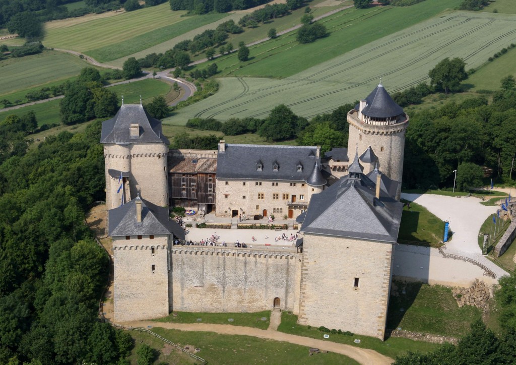 Vue aérienne du Château de Malbrouck