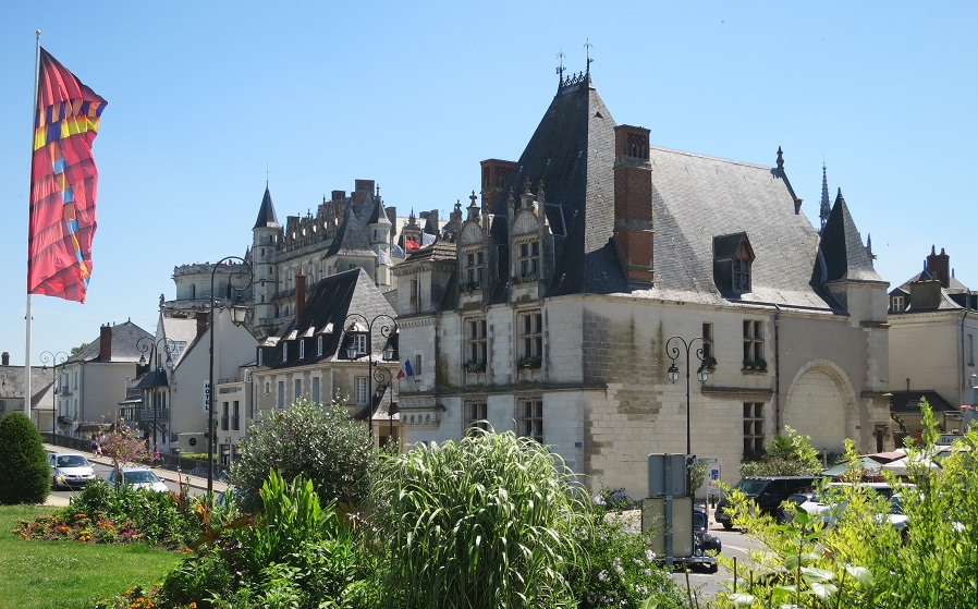 Vue du château royal d'Amboise