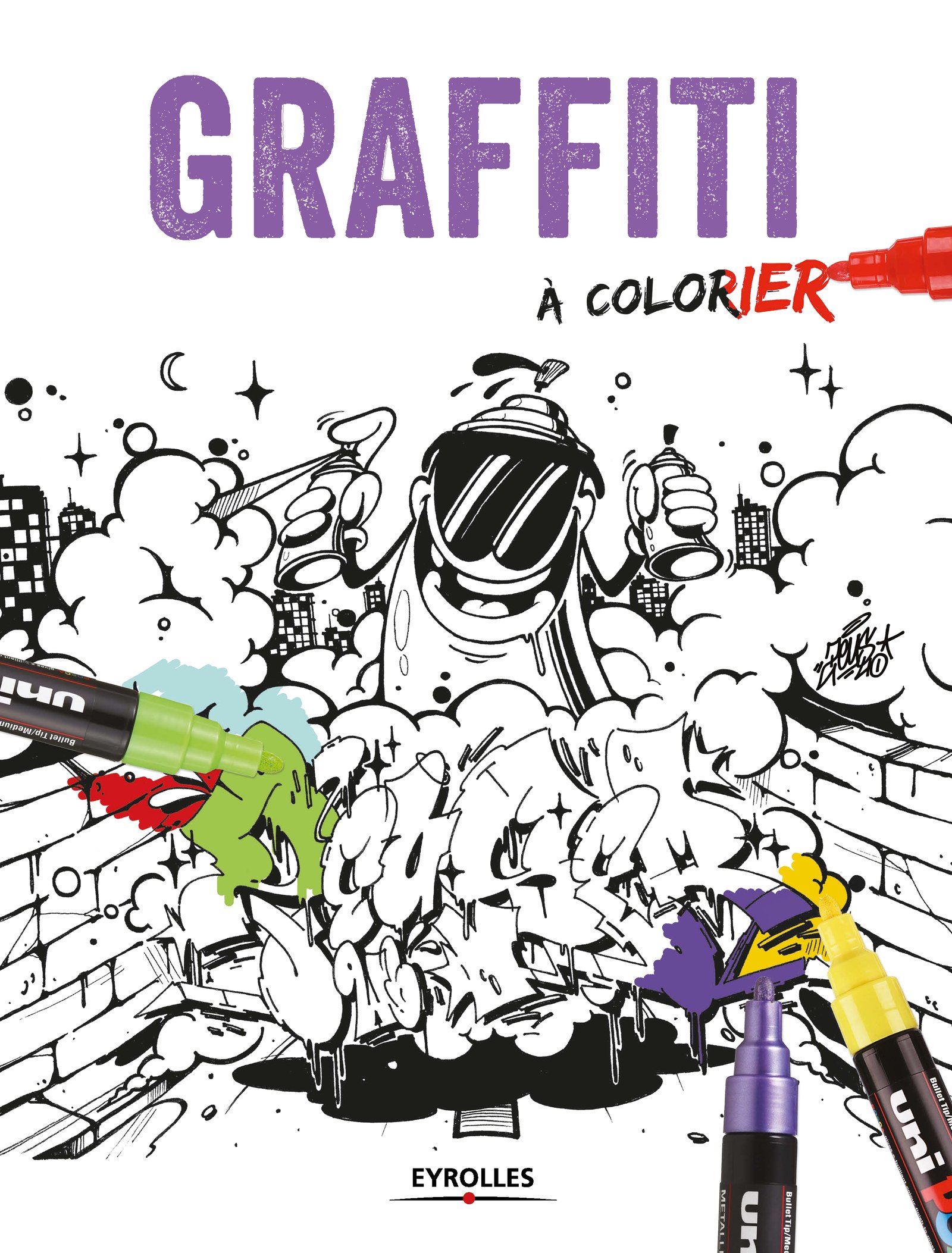 Graffiti   colorier chez Eyrolles