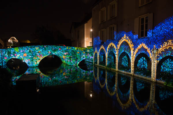 Ponts bords de l Eure-Credits Scénographie Enluminures-Photo M Guillon