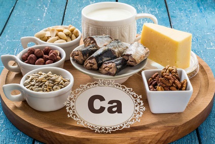 variété d'aliments riches en calcium