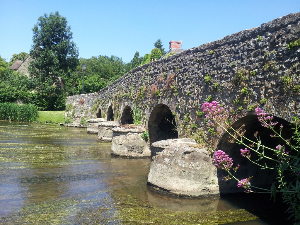 vieux pont en pierres d'Asnières-sur-Vègre