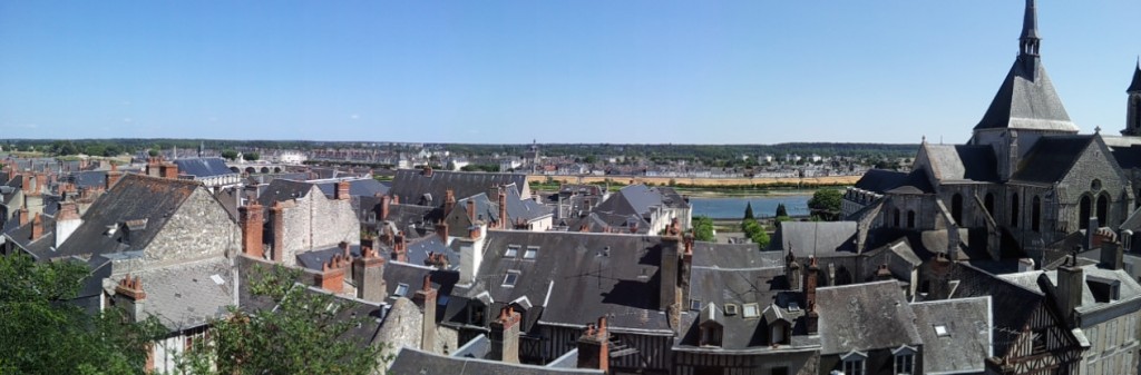 vue sur Blois et la Loire depuis le château