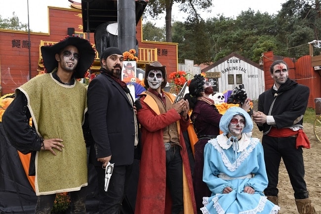 Halloween à la Mer de Sable, spectacle Dia de los Muertos