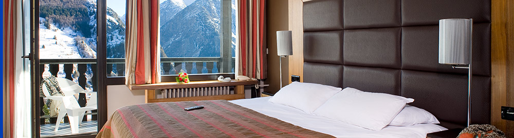 bon plan hotel ibiza 2 Alpes chambre vue montagne