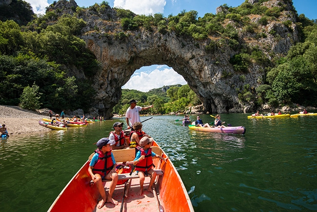 location canoe gorges de l'ardèche