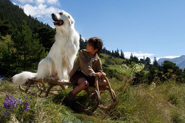 Film Belle et Sébastien, l'aventure continue... Réalisé par Christian DUGAY. Départ luge. Pierrelongue