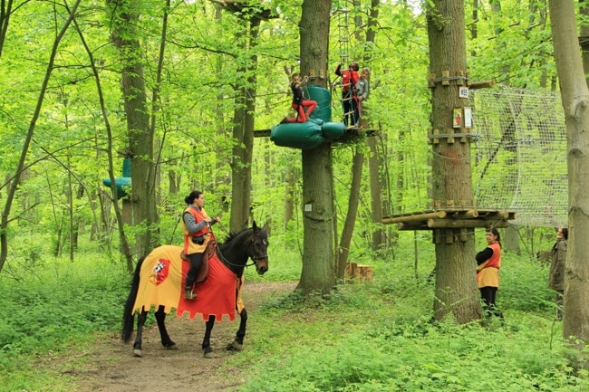 Sherwood Parc parcours accrobranche Val d'Oise