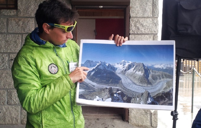 chamonix-montenvers-mer-de-glace-ludovic-ravanel-accompagnateur-montagne Ludovic Ravanel explique la Mer de Glace sur le site de Montenvers