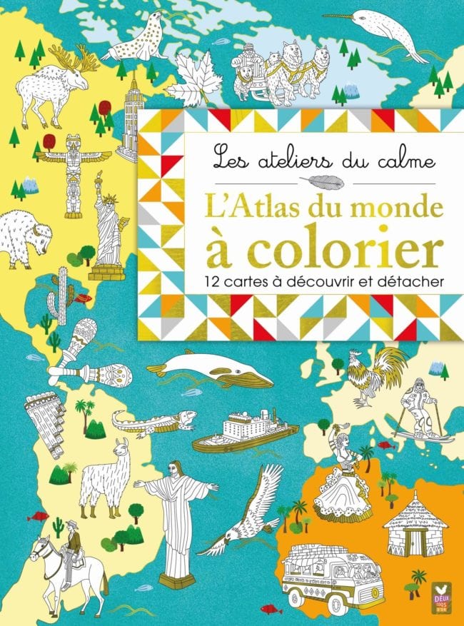 Atlas du monde à colorier, Deux Coqs d'Or