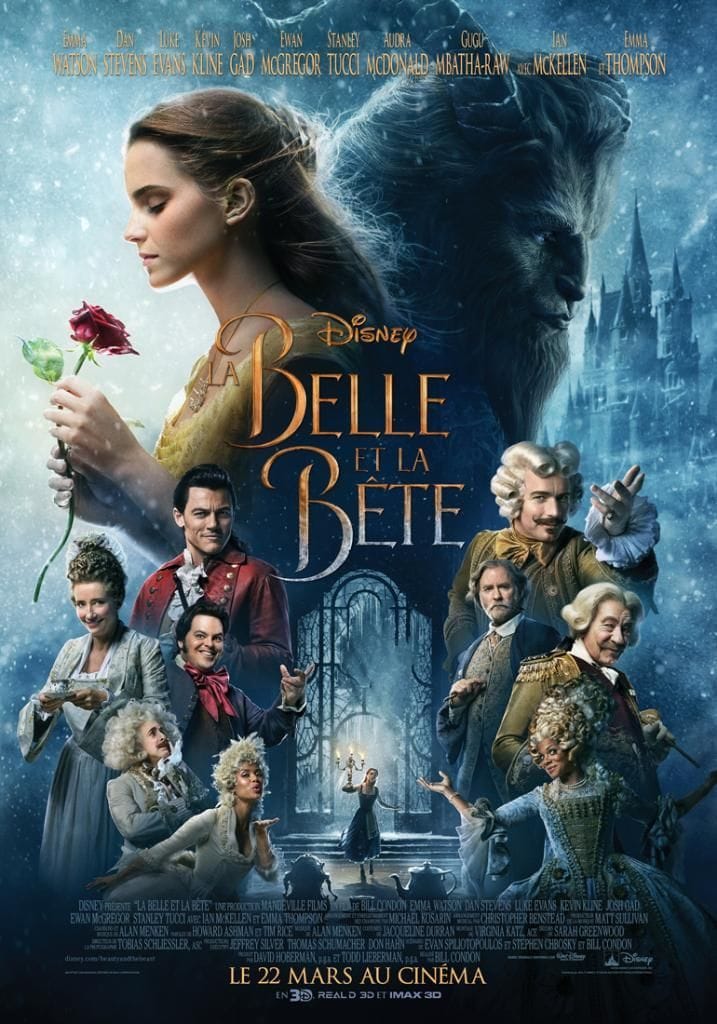 affiche film disney La Belle et la Bête Emma Watson