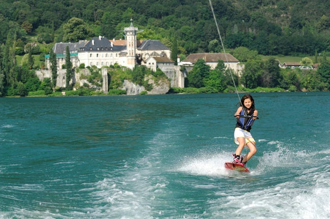 Wakeboard sur le lac du Bourget