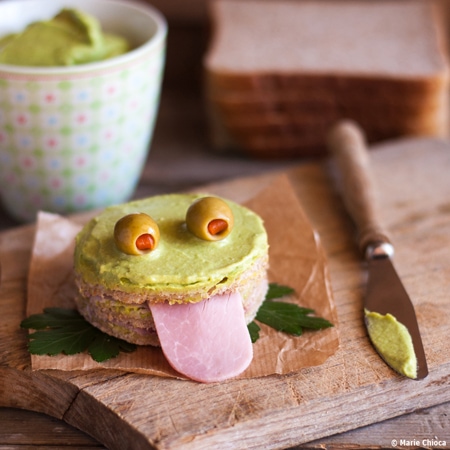 Croque-grenouille aux petits pois