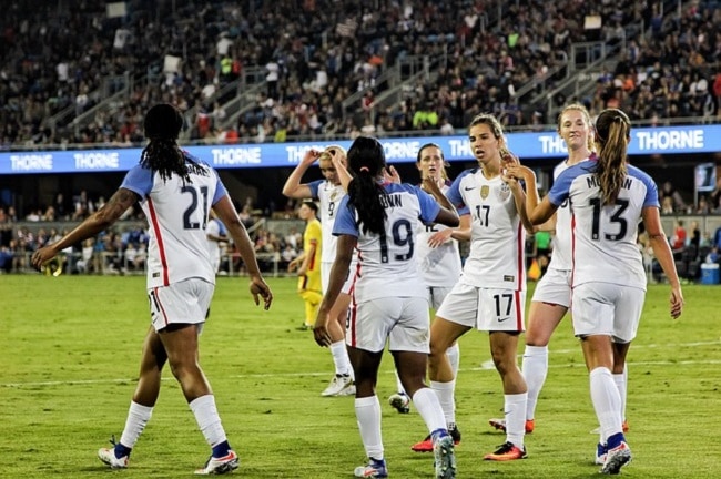 Equipe de football féminine