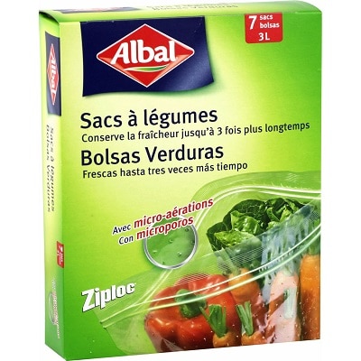 Test : les sacs conservation à légumes Albal