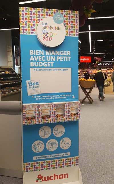 Parcours du goût magasin Auchan