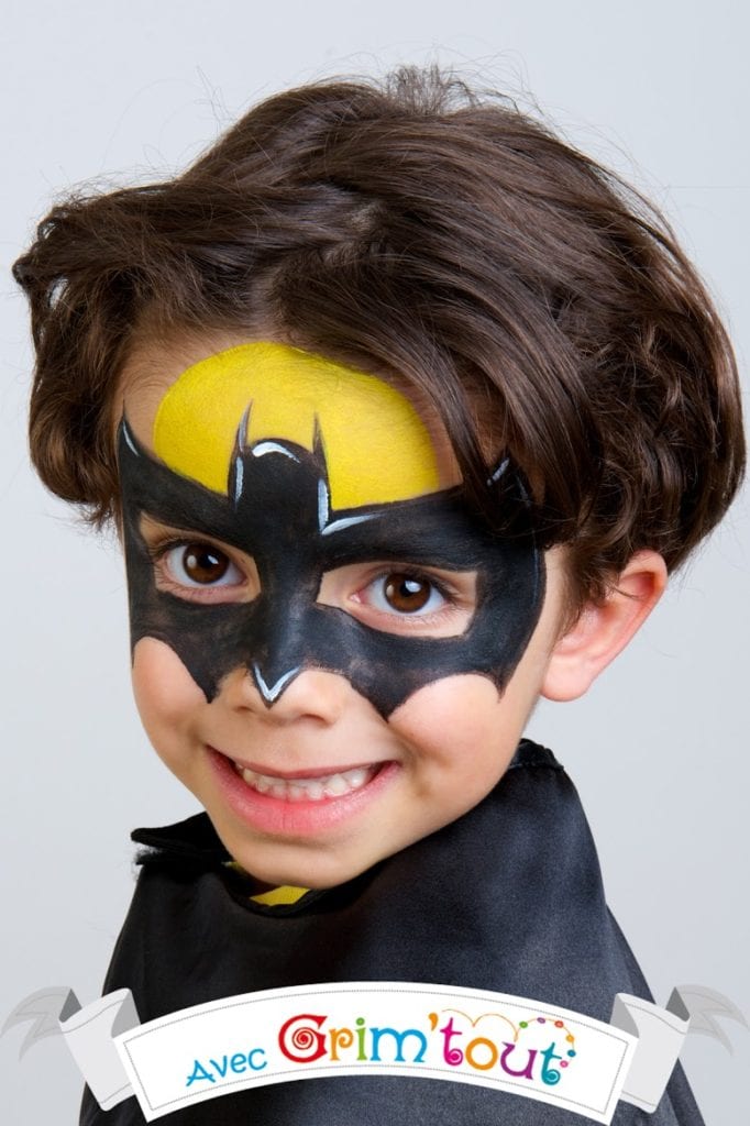 maquillage super heros garcon