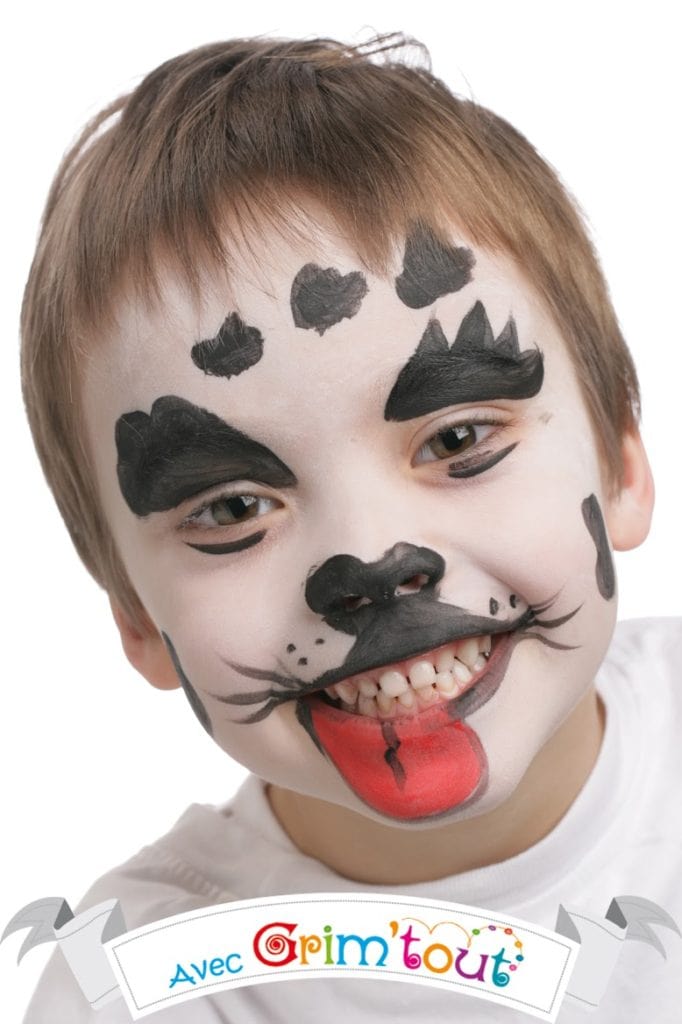 tuto maquillage dalmatien facile