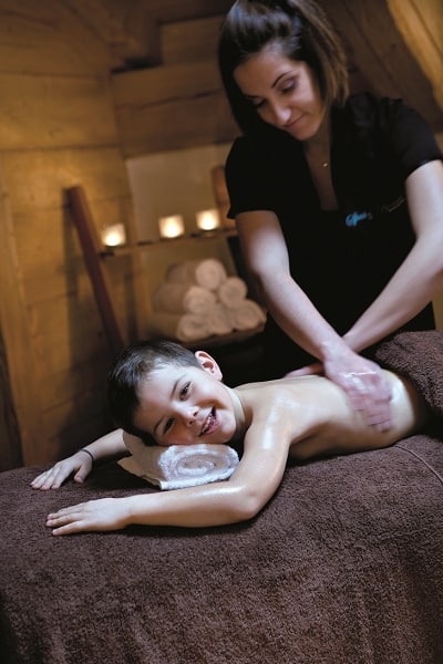 Spa Ô des Cimes massage enfant