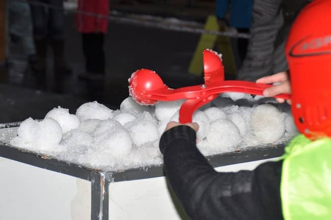 fabrique de boules de neige