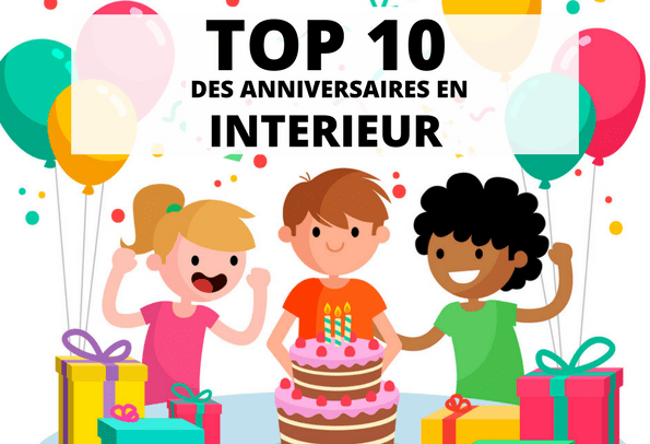 Top 10 des anniversaires indoor préférés des enfants en Ile-de-France