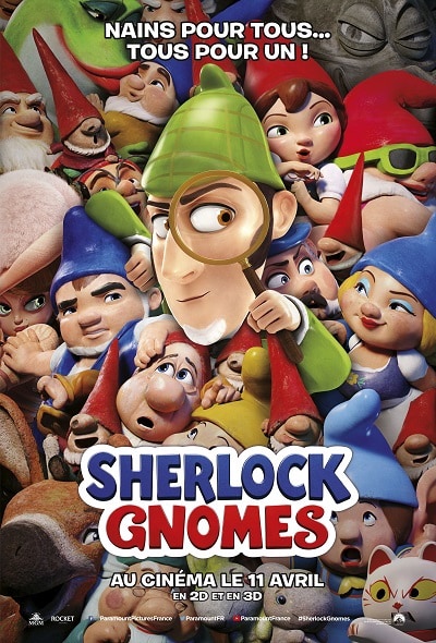 Film pour enfant 2018 - Sherlock Gnomes