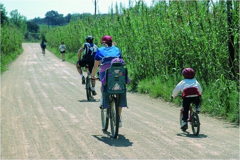 rando vélo en famille