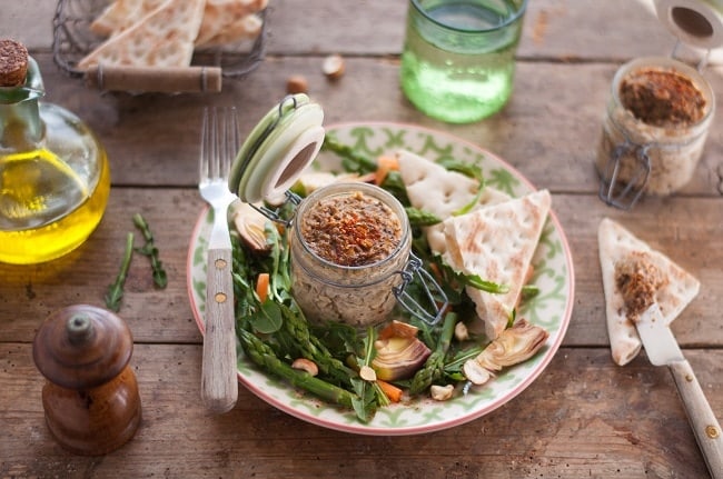 Recette terrine végétale à la purée de noisette