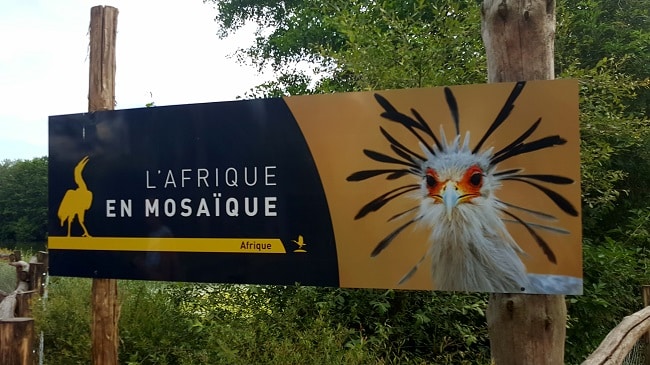 Le parc des oiseaux l'Afrique en Mosaïque