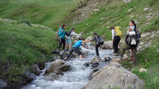 randonnée Oisans famille