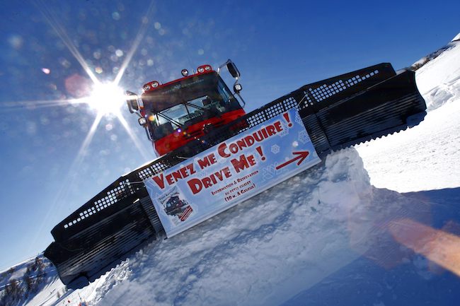 Activité conduite de dameuse à Serre Chevalier