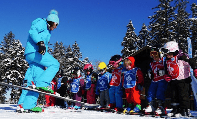 ski enfant Monts Jura
