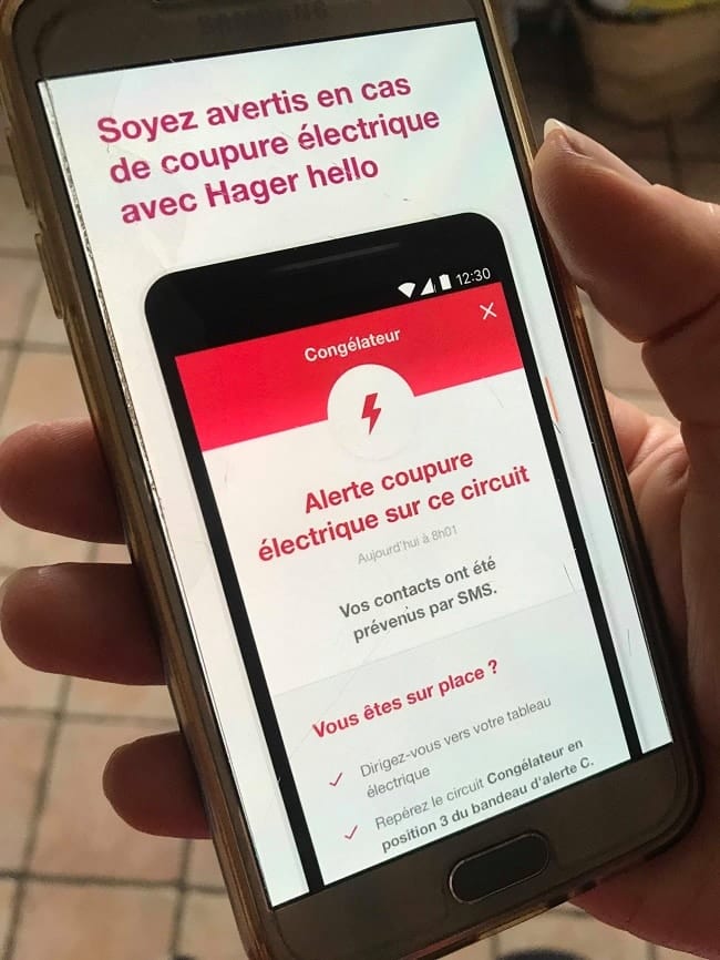 système d'alerte coupure électrique