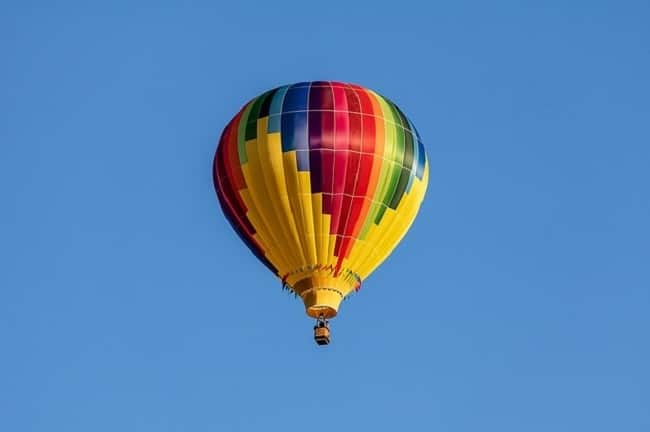 vol en montgolfière