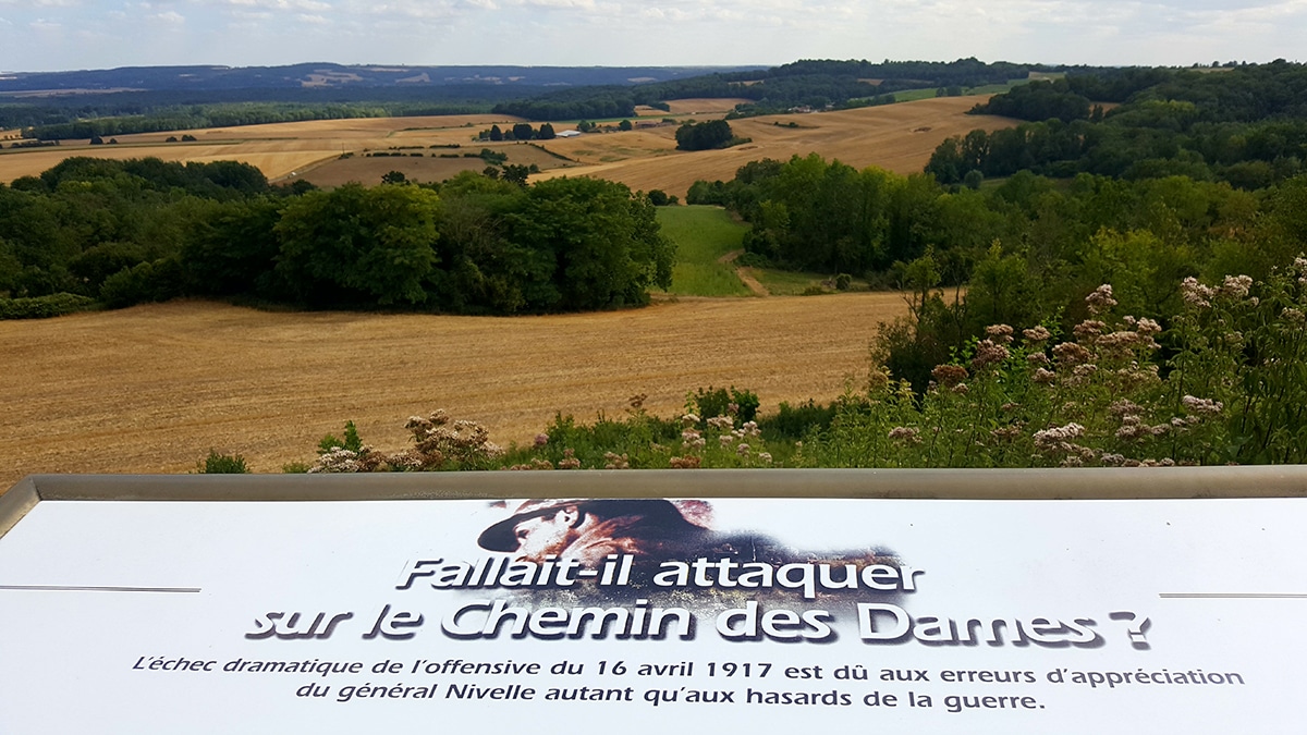 que visiter sur le chemin des dames