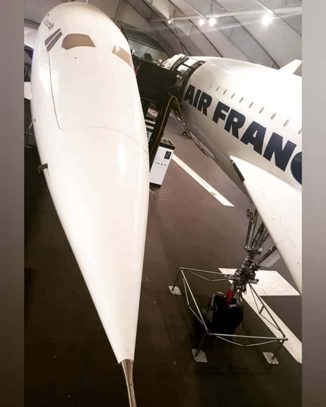 à bord du Concorde au Musée du Bourget