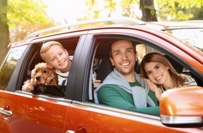 voyager en voiture avec des enfants