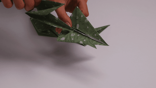 Origami pour les fêtes : l'étoile à cinq branches