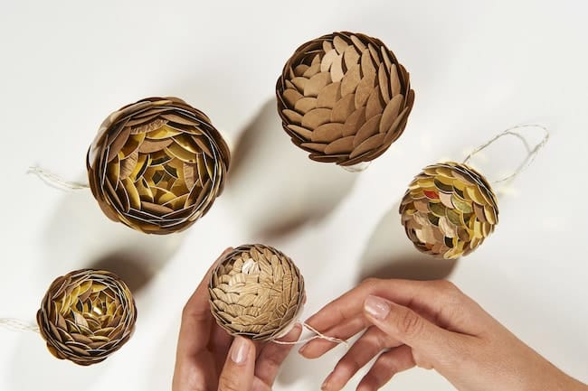 idées DIY boules de noel originales