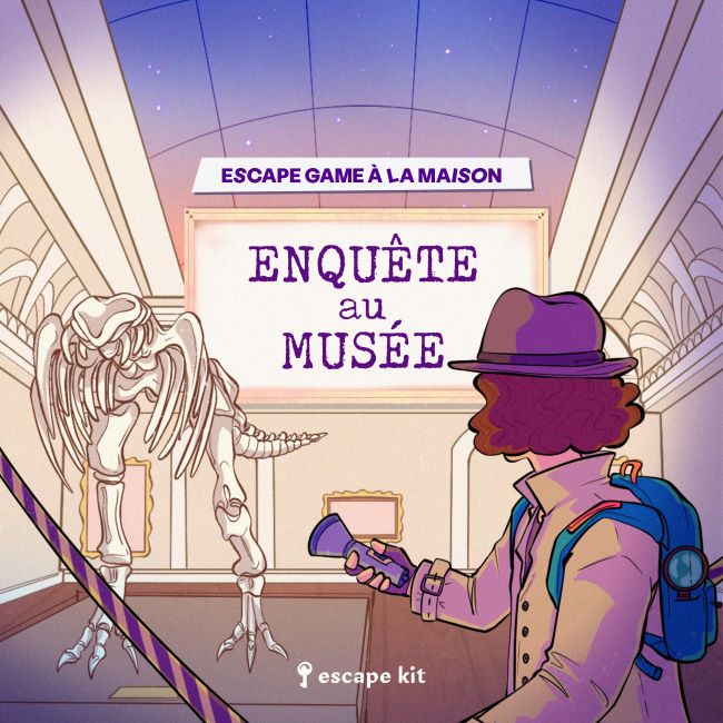 jeu escape game à la maison enquête policière